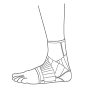 Push Ankle Braces Illustration