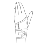 Push Wrist Braces Illustration