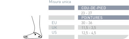 indicazioni misura cavigliera aequi junior push ortho